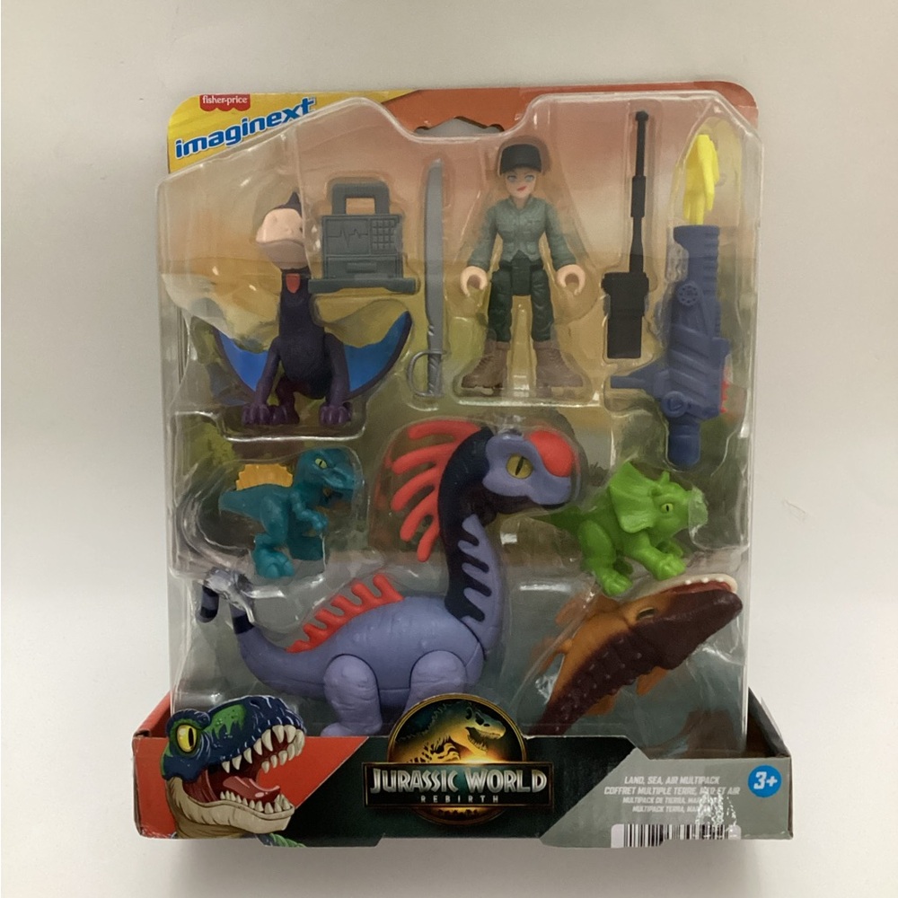 Jurassic World Imaginext Land Sea Air Figures Set New Dinosaurs Fisher Price